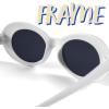 imageSpooktacular Creations Halloween White Circular Sunglasses Oval Goggles Glasses Round Lens Goggle Eyewear Vintage glasses for Kids Men Women Halloween Party Costume Accessory