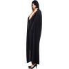 imageSpooktacular Creations Halloween Women Hooded Cape Long Hooded Black Cape Adult Velvet Cloak Women for Halloween PartyBlack