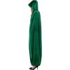 imageSpooktacular Creations Halloween Women Hooded Cape Long Hooded Black Cape Adult Velvet Cloak Women for Halloween PartyGreen