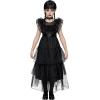 imageSpooktacular Creations Kids Black Family Costume Halloween Costume Set for Girls Dark Vintage Prom Dress