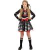 imageSpooktacular Creations Kids Halloween Cheerleader Costume Zombie Cheerless Costume for Girls Dead Cheer Outfit ToddlersBlack