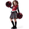imageSpooktacular Creations Kids Halloween Cheerleader Costume Zombie Cheerless Costume for Girls Dead Cheer Outfit ToddlersRed