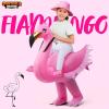 imageSpooktacular Creations Kids Inflatable Costume Pink Riding an Elegant Flamingo Halloween Rideon Flamingo Costumes Funny Blow Up Inflatable Suit for Girls Pink MSmall