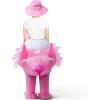 imageSpooktacular Creations Kids Inflatable Costume Pink Riding an Elegant Flamingo Halloween Rideon Flamingo Costumes Funny Blow Up Inflatable Suit for Girls Pink MMedium