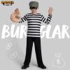 imageSpooktacular Creations Kids Robber Costume Burglar Shirt Pants Unisex Bank Robber Costume for Halloween Dress Up