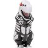 imageSpooktacular Creations Kids Skeleton Dinosaur Inflatable Costume LED Light Eyes Skeleton Dinosaur Costume Full Body TRex Blow Up for Halloween Dress Up Parties