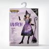 imageSpooktacular Creations Lightup Witch Costume for Girls Toddlers Print Witch Outfit Set for Kids Halloween Dress Up PartiesPurple