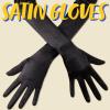 imageSpooktacular Creations Long Opera Party Gloves 1920s Satin Gloves Costume for Women Silk Stretchy Elbow Length Size 21 inchBlack