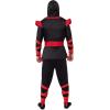 imageSpooktacular Creations Men Ninja Costume Halloween Costume Adult Ninja for Halloween Cosplay PartyRed