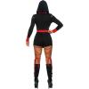 imageSpooktacular Creations Ninja Costume Women Halloween Ninja Costume Adult with Mask for Halloween Dress Up Party CosplayWomens