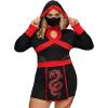 imageSpooktacular Creations Ninja Costume Women Halloween Ninja Costume Adult with Mask for Halloween Dress Up Party CosplayWomens Plus