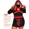 imageSpooktacular Creations Ninja Costume Women Halloween Ninja Costume Adult with Mask for Halloween Dress Up Party CosplayWomens Plus
