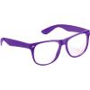 imageSpooktacular Creations Purple Nerd Glasses with Clear Lenses Purple Square Eyeglasses Nerd Costume Accessories Retro Costume Glasses for Men Women Halloween Costumes Party Cosplay PropsPurple
