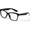 imageSpooktacular Creations Purple Nerd Glasses with Clear Lenses Purple Square Eyeglasses Nerd Costume Accessories Retro Costume Glasses for Men Women Halloween Costumes Party Cosplay PropsBlack