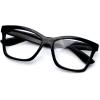 imageSpooktacular Creations Purple Nerd Glasses with Clear Lenses Purple Square Eyeglasses Nerd Costume Accessories Retro Costume Glasses for Men Women Halloween Costumes Party Cosplay PropsBlack