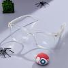 imageSpooktacular Creations Purple Nerd Glasses with Clear Lenses Purple Square Eyeglasses Nerd Costume Accessories Retro Costume Glasses for Men Women Halloween Costumes Party Cosplay PropsTransparent