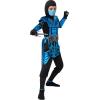 imageSpooktacular Creations Red Ninja Costume for Boys Child Red Ninja Costume with Accessories for Kids Halloween Themed PartiesBlue