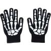 imageSpooktacular Creations Skeleton Gloves with Touchscreen Glow in the Dark Short Skeleton Gloves for Adults Kids Halloween Costume Accessory Cosplay Party