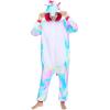 imageSpooktacular Creations Unisex Adult Pajama Unicorn Halloween Jumpsuit Plush Sleepwear Costume for Halloween Cosplay