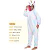 imageSpooktacular Creations Unisex Adult Pajama Unicorn Halloween Jumpsuit Plush Sleepwear Costume for Halloween Cosplay