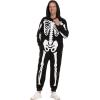 imageSpooktacular Creations Unisex Skeleton Family Matching Pajama jumpsuit for Men Halloween DressUp Party Role Playing Themed Parties CosplayL Black