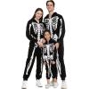 imageSpooktacular Creations Unisex Skeleton Family Matching Pajama jumpsuit for Men Halloween DressUp Party Role Playing Themed Parties CosplayL Black