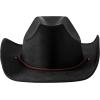 imageSpooktacular Creations Unisex Western Cowboy Hat Cowboy Hat Halloween Costume Accessory for Adults and Kids Cosplay PartyBlack