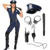imageSpooktacular Creations Women Police Costume Set Adult Cop Halloween Costumes Jumpsuit for Halloween Cosplay Party