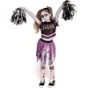 imageSpooktacular Creations Zombie Halloween Cheerleader Costume Girls Scary Cheerless Costume Kids Dead Cheerleading Outfit for Halloween Role Play Themed Parties Red White MPurple Black