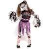 imageSpooktacular Creations Zombie Halloween Cheerleader Costume Girls Scary Cheerless Costume Kids Dead Cheerleading Outfit for Halloween Role Play Themed Parties Red White MPurple Black