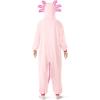 imageUnisex Adult Axolotl Pajama Plush Costume with Hat Tail
