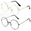 imageSpooktacular Creations 2PCS Halloween Fake Wizard glasses Old Men Wire Round Glasses Toys Costume Eyeglasses for Women Men Party Dress Up Accessories Prop