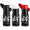 imageSpooktacular Creations 3 PCS Halloween Makeup Face Body Paint Set Foundation Makeup Waterproof Stick Kit Halloween Eye SFX Zombie Cosplay for Adult Party Dress Up Black White Red