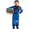 imageSpooktacular Creations Astronaut Costume with Helmet Space Suit for Toddler Kids Astronaut Halloween Costume for CosplayBlue