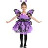 imageSpooktacular Creations Child Girls Butterfly Costume Toddlers Butterfly Outfit wWings Headband for Kids Halloween PartiesPurple