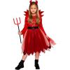 imageSpooktacular Creations Girls Devil Costume Child Devil Dress with Demon Horn Headband for Kids Halloween Role Play Parties