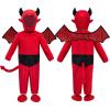 imageSpooktacular Creations Halloween Baby Costume Devil Toddler Demon Costume Jumpsuit for Infants Halloween Party