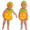 imageSpooktacular Creations Halloween Baby Pumpkin Costume Pumpkin Costume Toddler Outfit with Hood for Halloween Dress up partyLight Orange