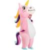 imageSpooktacular Creations Halloween Kids Inflatable Costume Full Body Unicorn Blow Up Costume Unicorn Costumes for PartiesPink