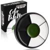 imageSpooktacular Creations Halloween Makeup Palette 3 Colors Face Body Paint Wheel for Adult SFX Zombie Cosplay Baseball Sport Games Dress Up 035 oz White Black GreenWhite Black Dark Green