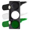 imageSpooktacular Creations Halloween Makeup Palette 3 Colors Face Body Paint with Brush for Zombie Skeleton Clown Witch Football Baseball Sports SFX Costume Cosplay Dress Up 7 Oz White Black GreenWhite Black Green