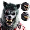 imageSpooktacular Creations Halloween Wolf Werewolf Mask with Movable Jaw Werewolf Costume Accessories Scary Mask for Kids Men Women Halloween Horror Cosplay Costume Masquerade Party Dress Up Prop
