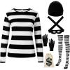 imageSpooktacular Creations Halloween Women Robber Costume Unisex Thief Accessories Set Halloween Costumes for Women Adult