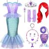 imageSpooktacular Creations Mermaid Costume Princess Mermaid Dress for Girls Toddler Halloween Costumes Role Play Parties