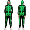 imageSpooktacular Creations Skeleton Pajama Glow in the Dark Skeleton Costume Jumpsuit Adult Women for Halloween Themed Party