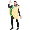 imageSpooktacular Creations Taco Costume Adult Halloween Costume Burrito Food for Halloween Dress Up Cosplay Party