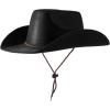 imageSpooktacular Creations Unisex Western Cowboy Hat Cowboy Hat Halloween Costume Accessory for Adults and Kids Cosplay PartyBlack