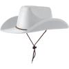 imageSpooktacular Creations Unisex Western Cowboy Hat Cowboy Hat Halloween Costume Accessory for Adults and Kids Cosplay PartyWhite