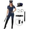 imageSpooktacular Creations Women Police Costume Halloween Cop Costume Women for Adult Halloween Cosplay Party Events