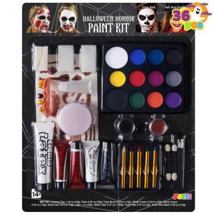 imageJOYIN Halloween Makeup Set Ultimate Family Party Pack Allinone Easy On Set for Halloween Fake Blood Costume Party Supplies Zombie Cosplay Face Paint ampamp Body Paint Party Favors